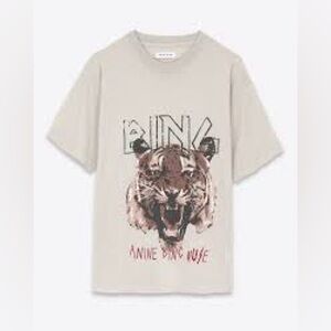 ANINE BING tiger graphic tee